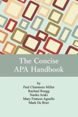 The Concise APA Handbook 1