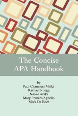 bokomslag The Concise APA Handbook