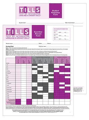 bokomslag Test of Integrated Language and Literacy Skills (TM) (TILLS (TM)) Forms Set