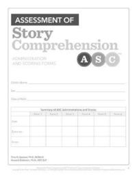 bokomslag Assessment of Story Comprehension? (ASC?): Forms