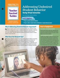bokomslag Addressing Undesired Student Behavior During Virtual Instruction