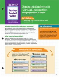 bokomslag Engaging Students in Virtual Instruction Through Opportunities to Respond