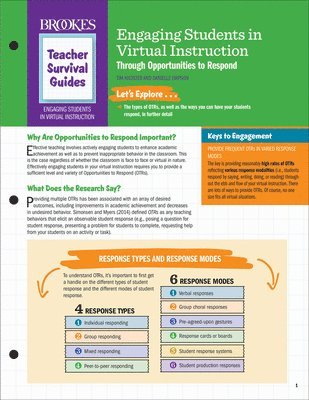 bokomslag Engaging Students in Virtual Instruction Through Opportunities to Respond