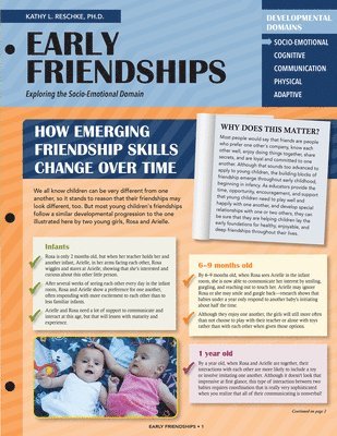 Early Friendships: Exploring the Socio-Emotional Development Domain 1