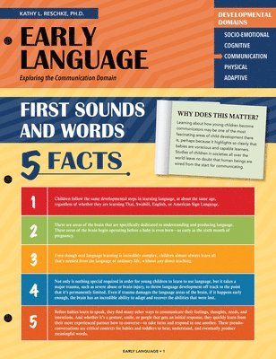 bokomslag Early Language: First Sounds and Words: Exploring the Communicative Domain