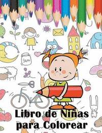 bokomslag Libro de Nias para Colorear