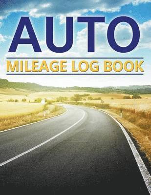 bokomslag Auto Mileage Log Book