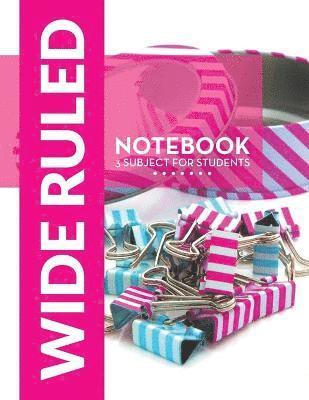 Speedy Publishing LLC - Wide Ruled Notebook - 3 Subject For Students, Häftad. Tillgänglighet: Lägg i varukorg