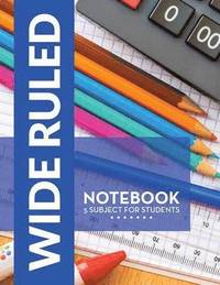 bokomslag Wide Ruled Notebook - 5 Subject For Students