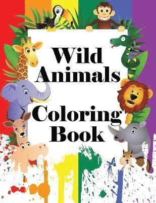 bokomslag Wild Animals Coloring Book