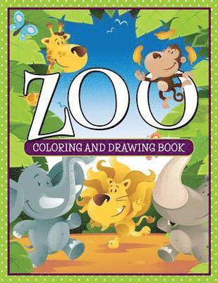 bokomslag Zoo Coloring and Drawing Book