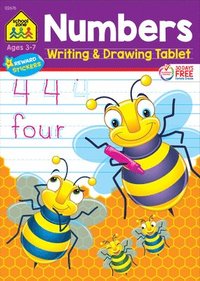 bokomslag School Zone Numbers Writing & Drawing Tablet Workbook