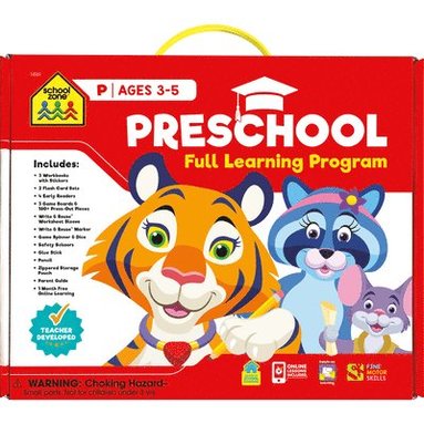 bokomslag School Zone Preschool Full Learning Program