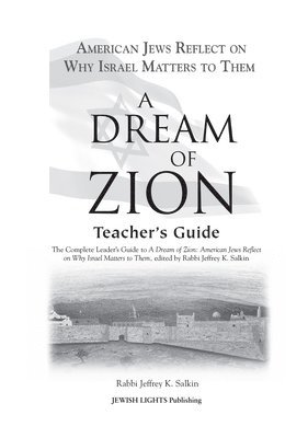 A Dream of Zion Teacher's Guide 1