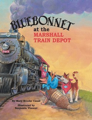 Bluebonnet at the Marshall Train Depot 1