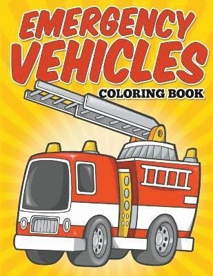 Emergency Vehicles Coloring Book 1