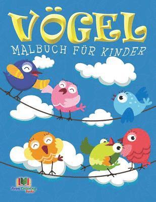 bokomslag Vogel Malbuch fur Kinder