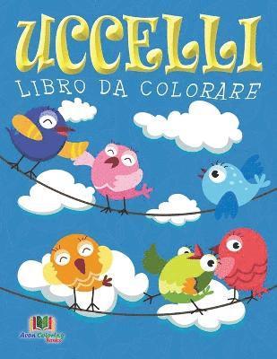 Uccelli Libro Da Colorare 1