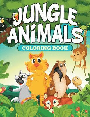 bokomslag Jungle Animals Coloring Book