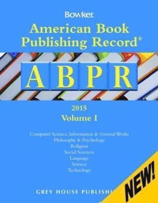 American Book Publishing Record Annual, 2015