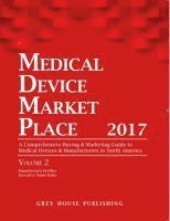 bokomslag Medical Device Market Place 2 Volume Set, 2017