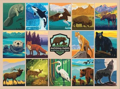 bokomslag National Parks Wildlife by Anderson Design Group 1000-Piece Puzzle