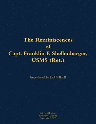 bokomslag Reminiscences of Capt. Franklin F. Shellenbarger, USMS (Ret.)