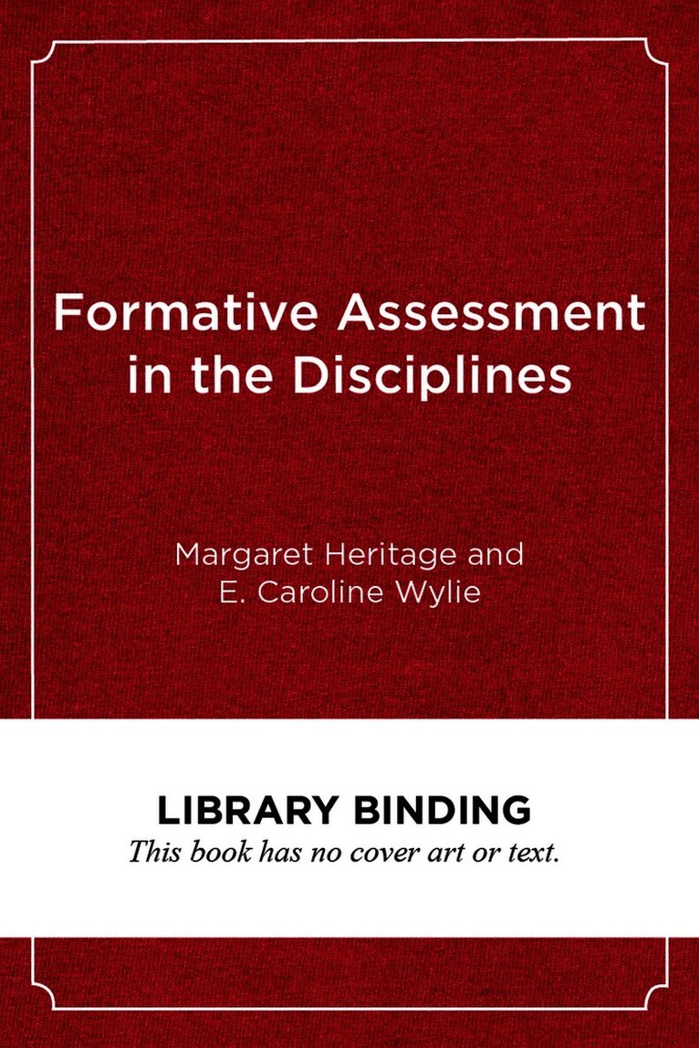 Formative Assessment in the Disciplines