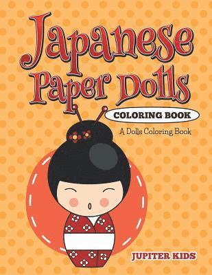 bokomslag Japanese Paper Dolls Coloring Book