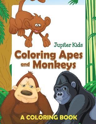 bokomslag Coloring Apes and Monkeys (A Coloring Book)