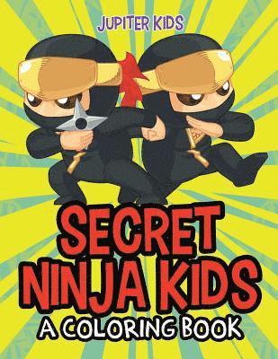 bokomslag Secret Ninja Kids (A Coloring Book)
