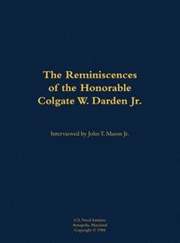bokomslag Reminiscences of the Honorable Colgate W. Darden Jr.