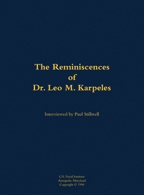 bokomslag Reminiscences of Dr. Leo M. Karpeles