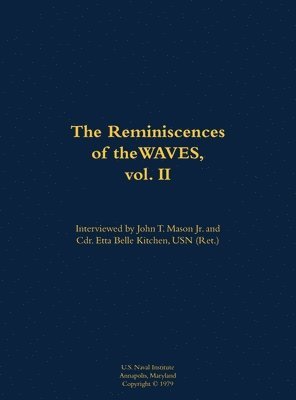 bokomslag Reminiscences of the WAVES, vol. II