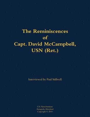 bokomslag Reminiscences of Capt. David McCampbell, USN (Ret.)