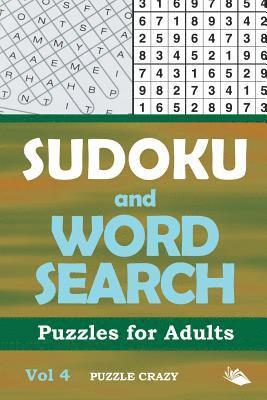 Puzzle Crazy - Sudoku and Word Search Puzzles for Adults Vol 4, Häftad