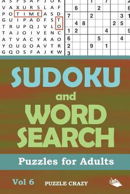 Puzzle Crazy - Sudoku and Word Search Puzzles for Adults Vol 6, Häftad