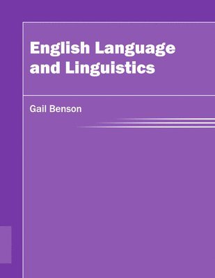 bokomslag English Language and Linguistics