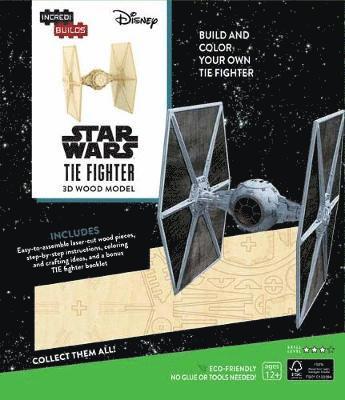 Incredibuilds: Star Wars: Tie Fighter 3D Wood Model 1