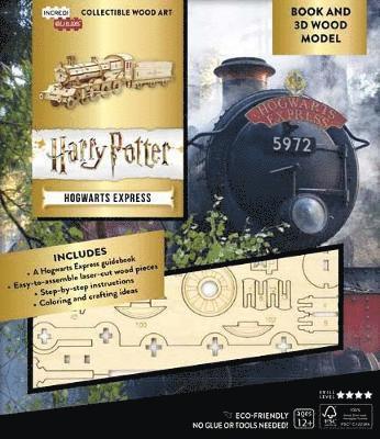 Incredibuilds: Harry Potter: Hogwarts Express Book and 3D Wood Model 1