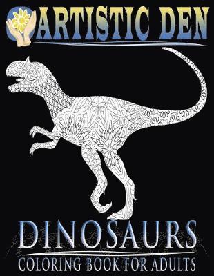 bokomslag Dinosaurs Coloring Book For Adults (Floral Tangle Art Therapy