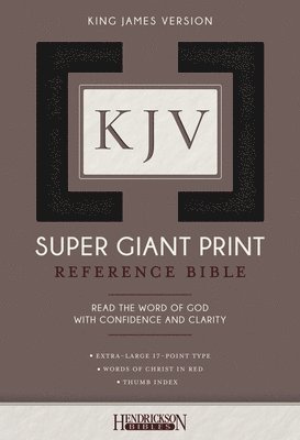 bokomslag KJV Super Giant Print Bible