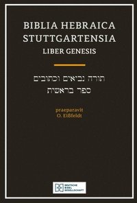 bokomslag Biblia Hebraica Stuttgartensia Liber Genesis