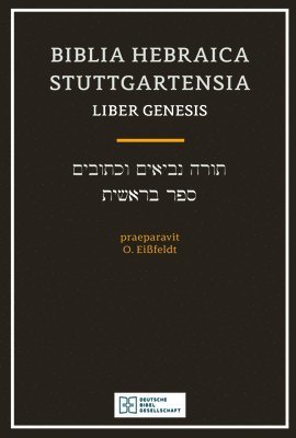 bokomslag Biblia Hebraica Stuttgartensia Liber Genesis