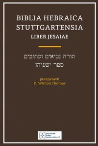 bokomslag Biblia Hebraica Stuttgartensia Liber Jesaiae