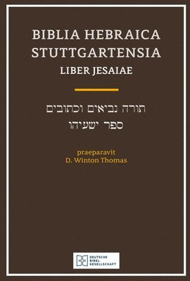 bokomslag Biblia Hebraica Stuttgartensia Liber Jesaiae