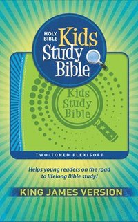 bokomslag KJV Kids Study Bible, Flexisoft (Red Letter, Imitation Leather, Green/Blue)