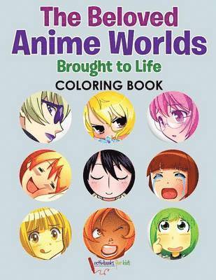 bokomslag Beloved Anime Worlds Brought to Life Coloring Book