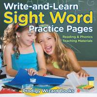 bokomslag Write-and-Learn Sight Word Practice Pages Reading & Phonics Teaching Materials