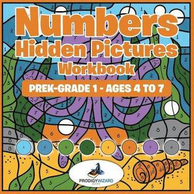 Prodigy - Numbers Hidden Pictures Workbook PreK-Grade 1 - Ages 4 to 7, Häftad